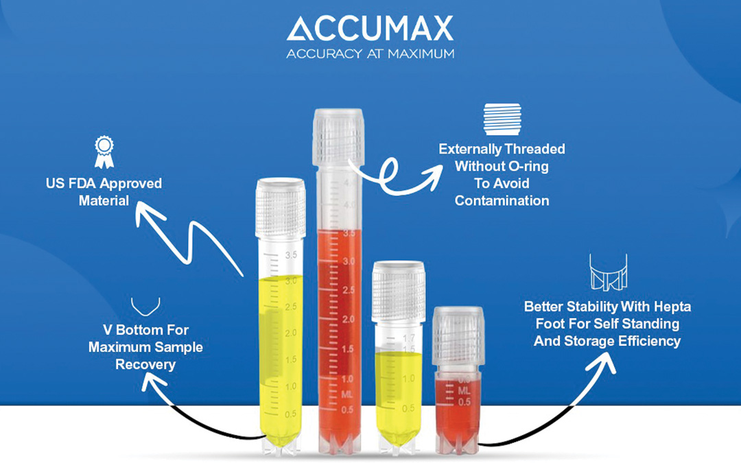 ACCUMAX Cryovials